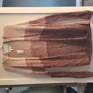 Maurices, Size M, maroon/pink cardi